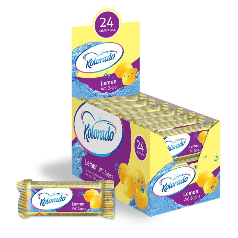 Блок для унітазу KOLORADO, запасний блок, 1х40г